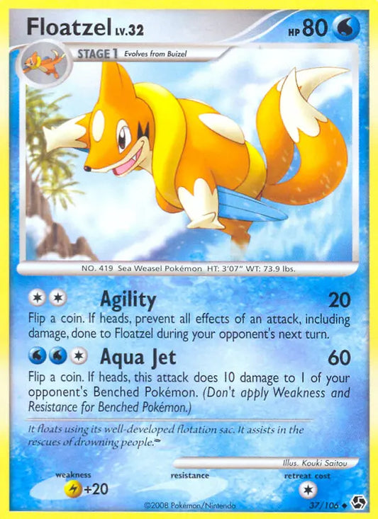 Floatzel 37 Great Encounters Pokesingles