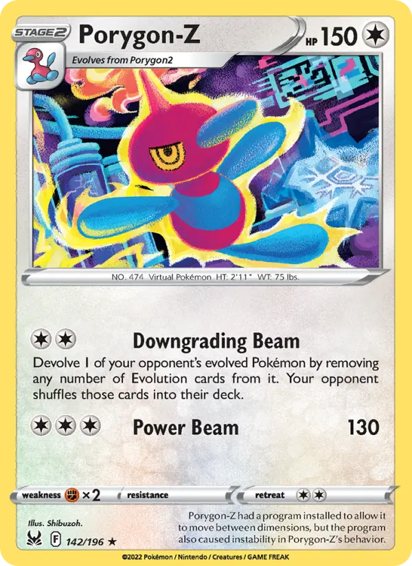 Porygon-Z 142 Lost Origin Pokesingles