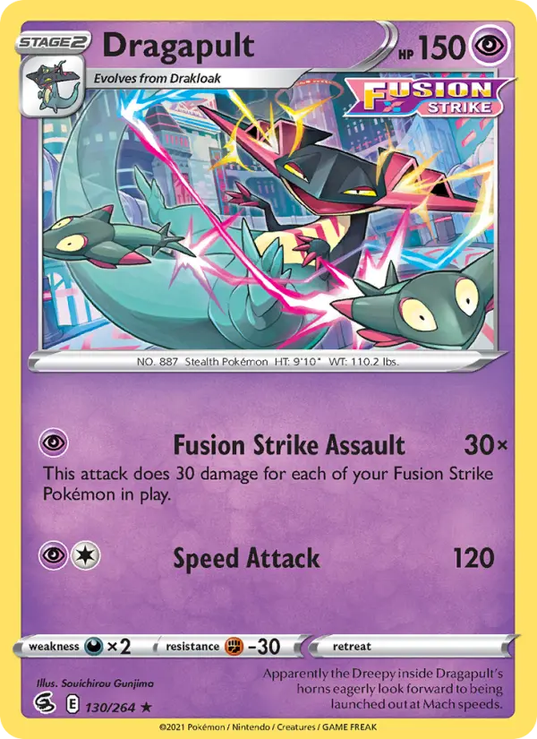 Dragapult 130 Fusion Strike Pokesingles