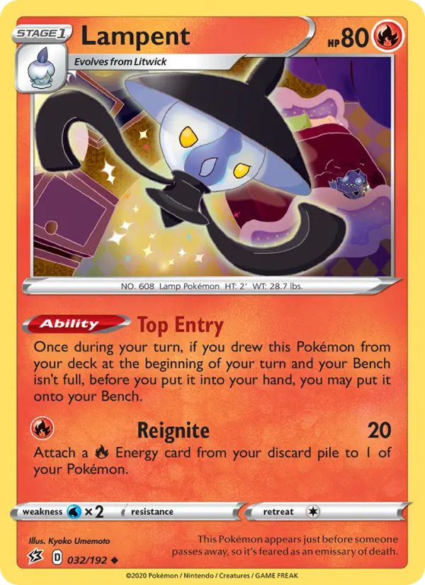Lampent 32 Rebel Clash Pokesingles