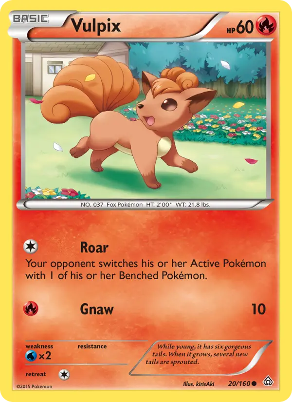 Vulpix 20 Primal Clash Pokesingles