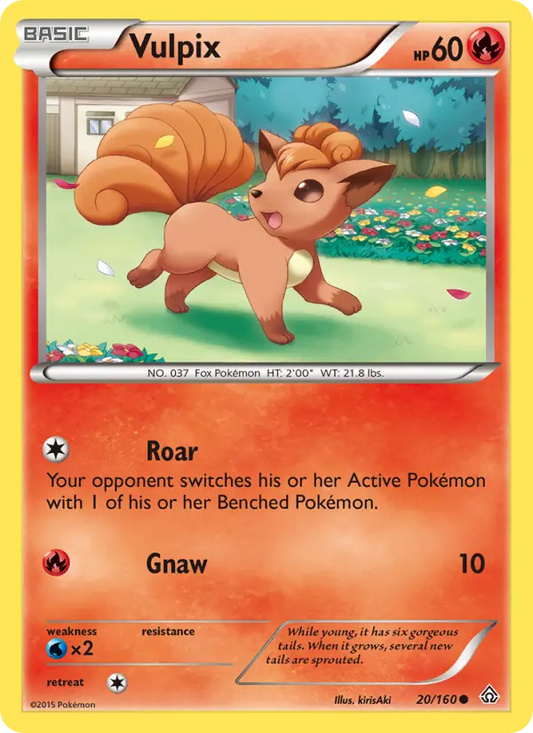 Vulpix 20 Primal Clash Pokesingles