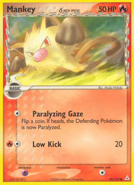 Mankey δ 70 Holon Phantoms Pokesingles