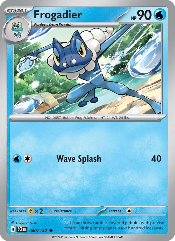 Frogadier 40 Stellar Crown Pokesingles