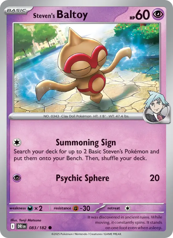 Steven's Baltoy 83 Destined Rivals Pokesingles