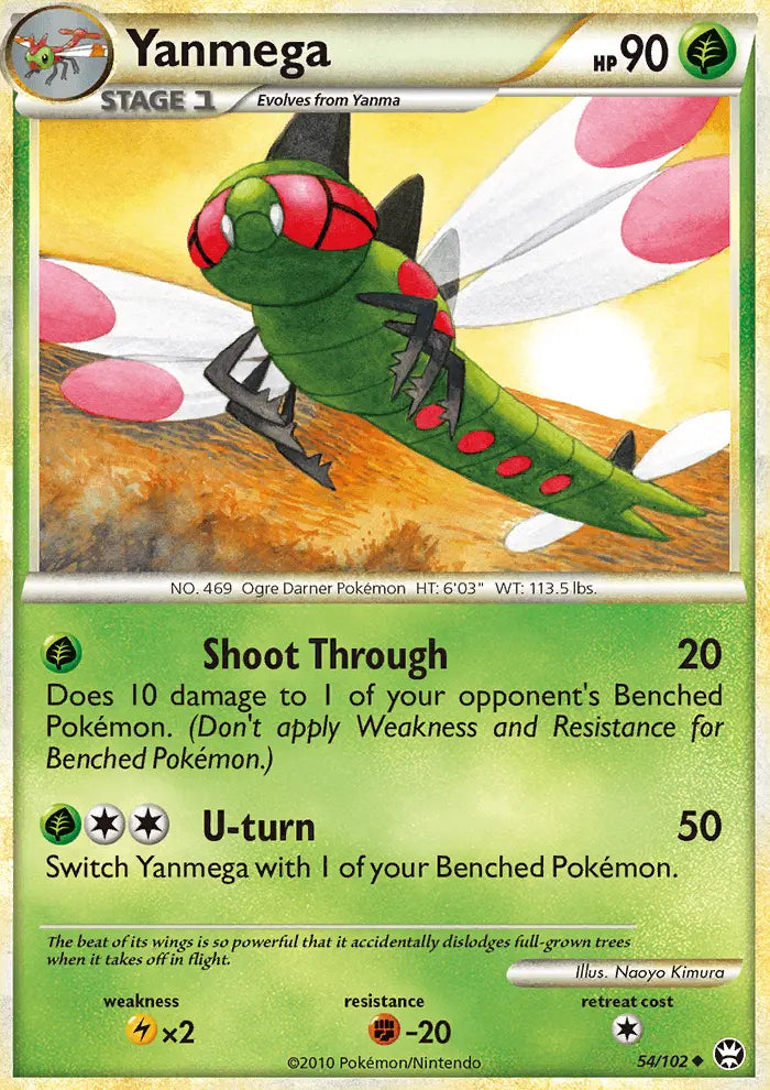 Yanmega 54 Triumphant Pokesingles