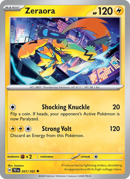 Zeraora 57 Temporal Forces Pokesingles