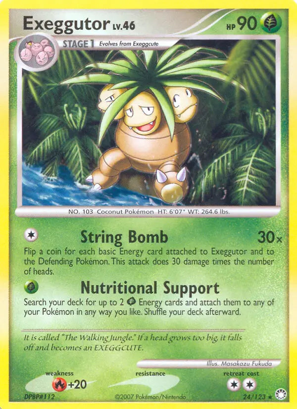 Exeggutor 24 Mysterious Treasures Pokesingles