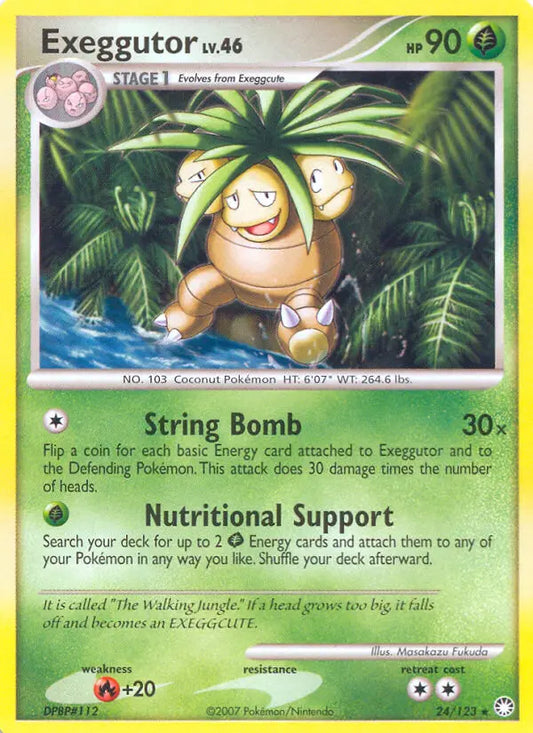 Exeggutor 24 Mysterious Treasures Pokesingles