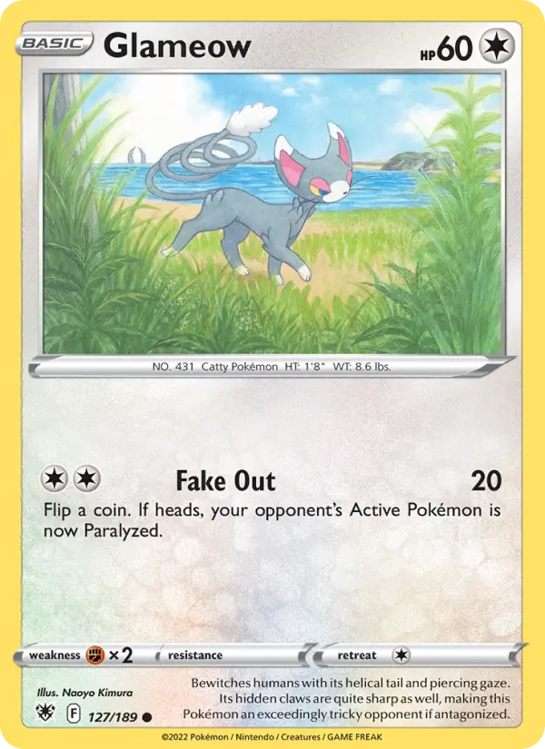 Glameow 127 Astral Radiance Pokesingles