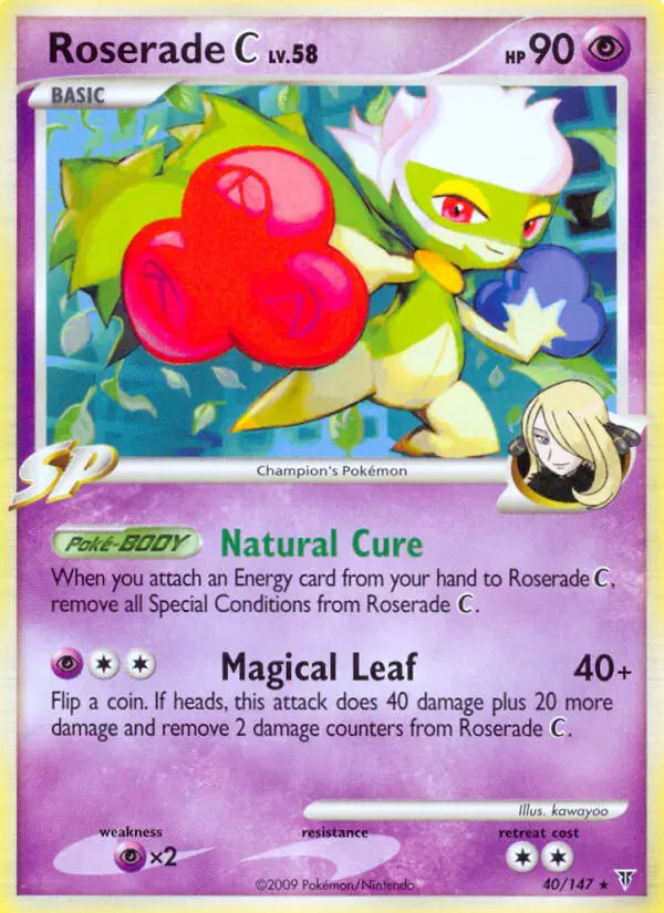 Roserade C 40 Supreme Victors Pokesingles