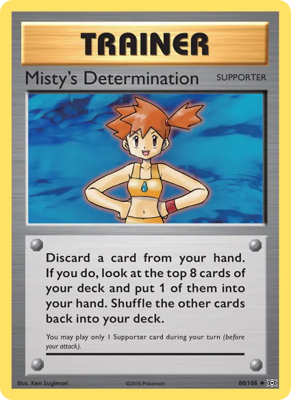 Misty's Determination 80 Evolutions Pokesingles