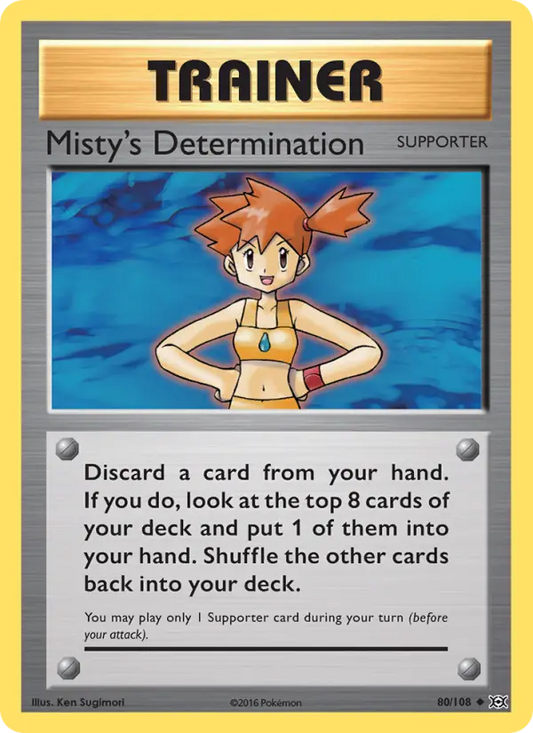 Misty's Determination 80 Evolutions Pokesingles
