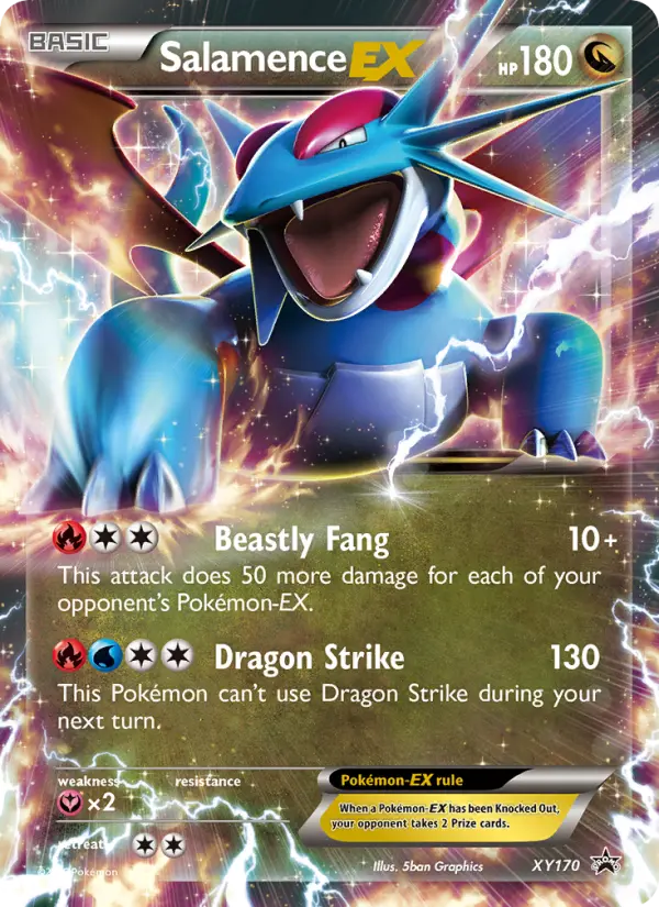 Salamence EX XY170 XY Black Star Promos Pokesingles