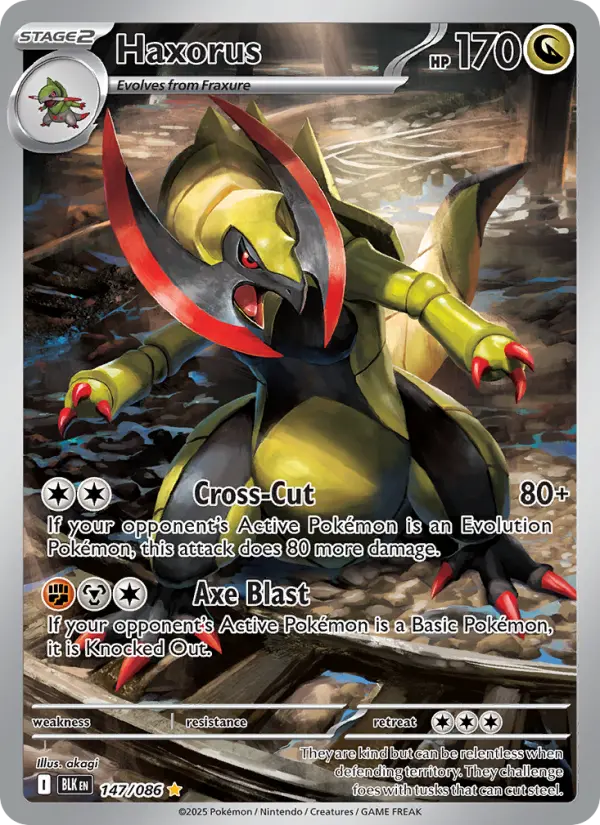 Haxorus 147 Black Bolt Pokesingles