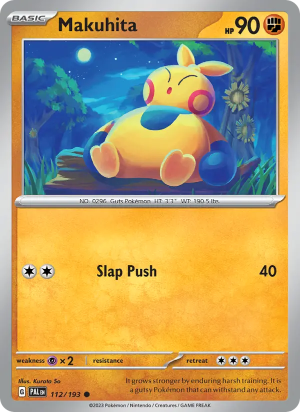 Makuhita 112 Paldea Evolved Pokesingles