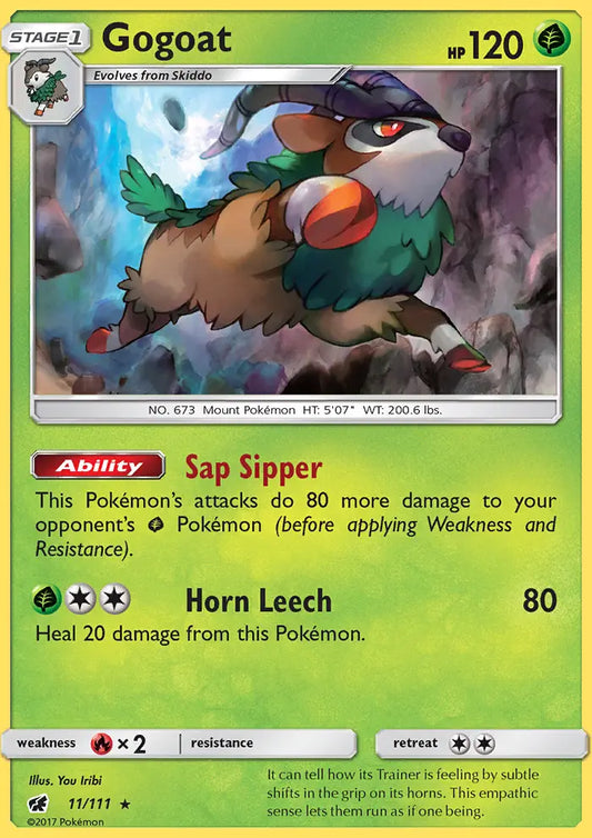 Gogoat 11 Crimson Invasion Pokesingles