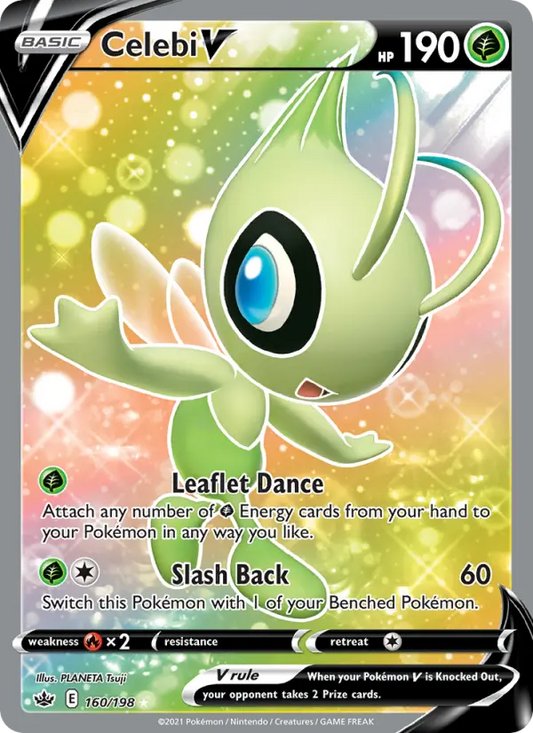 Celebi V 160 Chilling Reign Pokesingles
