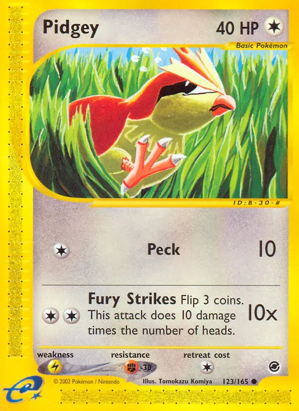 Pidgey 123 Expedition Base Set Pokesingles