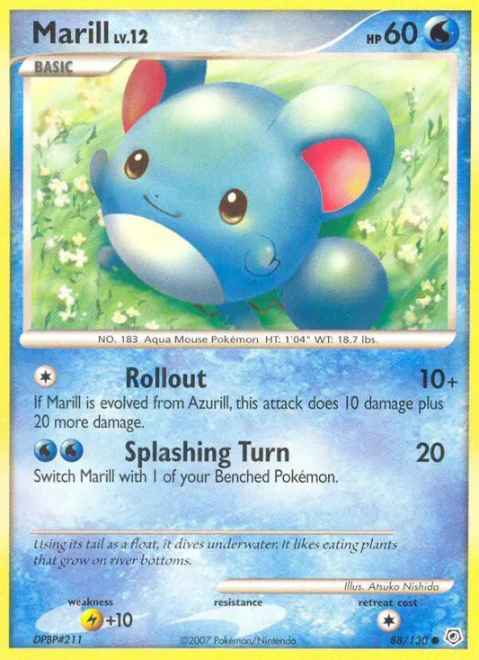 Marill 88 Diamond & Pearl Pokesingles