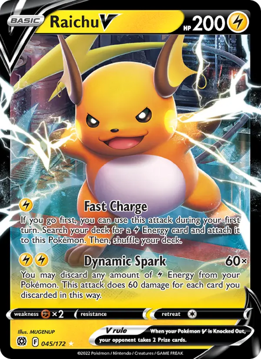 Raichu V 45 Brilliant Stars Pokesingles