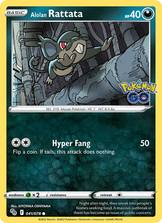 Alolan Rattata 41 Pokémon GO Pokesingles