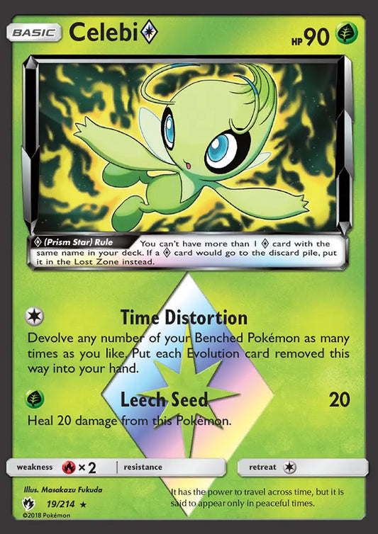 Celebi ◇ 19 Lost Thunder Pokesingles