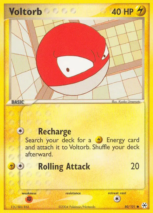 Voltorb 80 Hidden Legends Pokesingles
