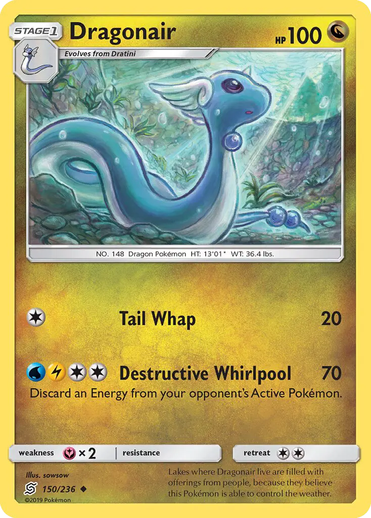 Dragonair 150 Unified Minds Pokesingles