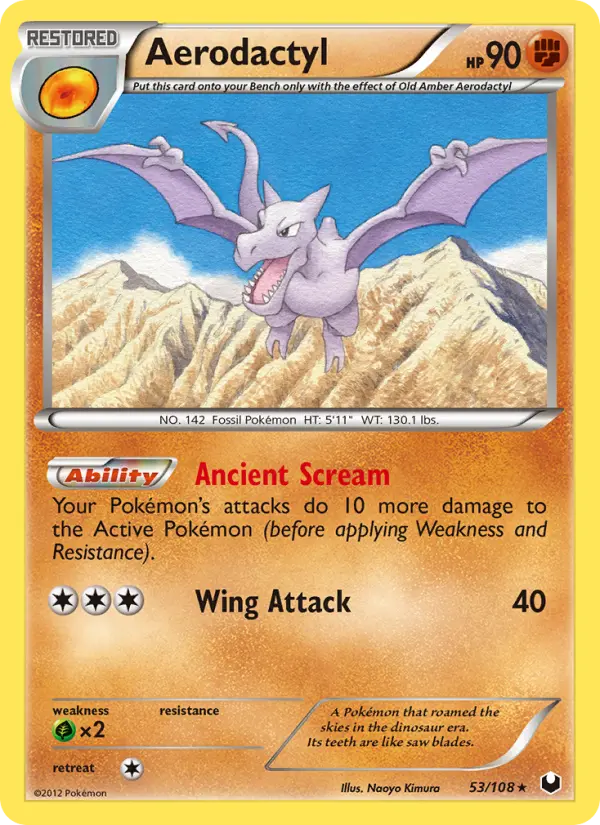 Aerodactyl 53 Dark Explorers Pokesingles