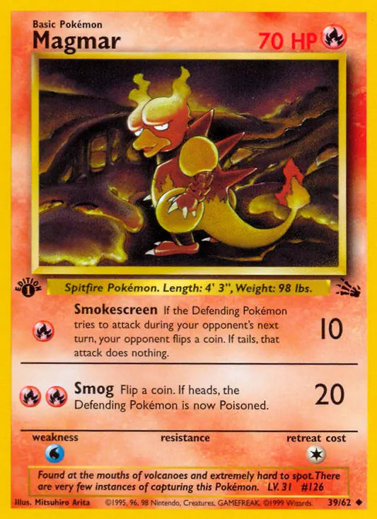 Magmar 39 Fossil Pokesingles