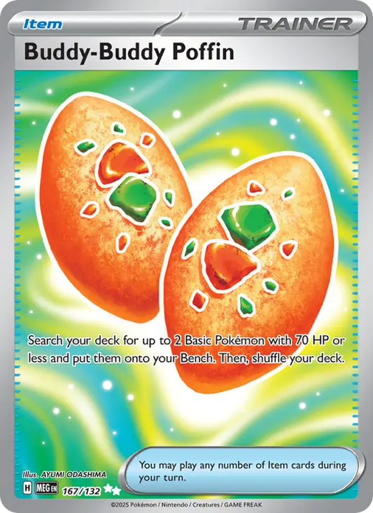 Buddy-Buddy Poffin 167 Mega Evolution Pokesingles