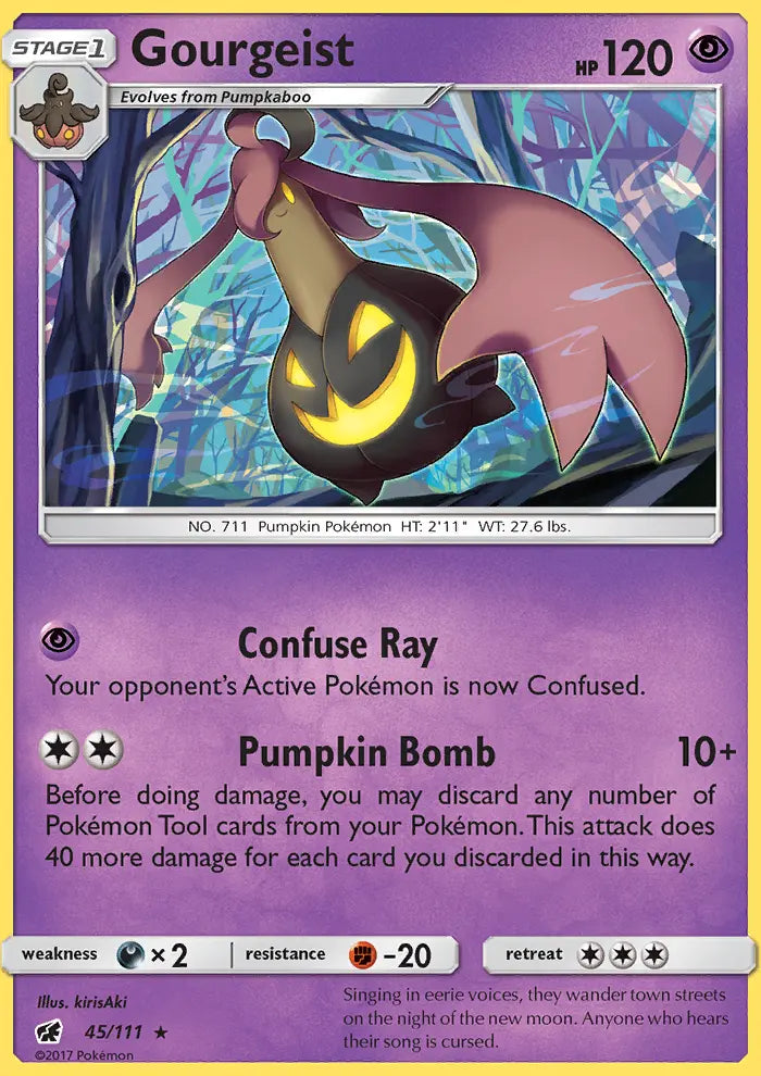 Gourgeist 45 Crimson Invasion Pokesingles