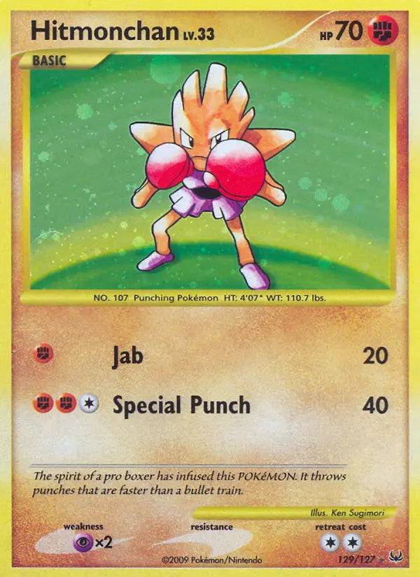 Hitmonchan 129 Platinum Pokesingles