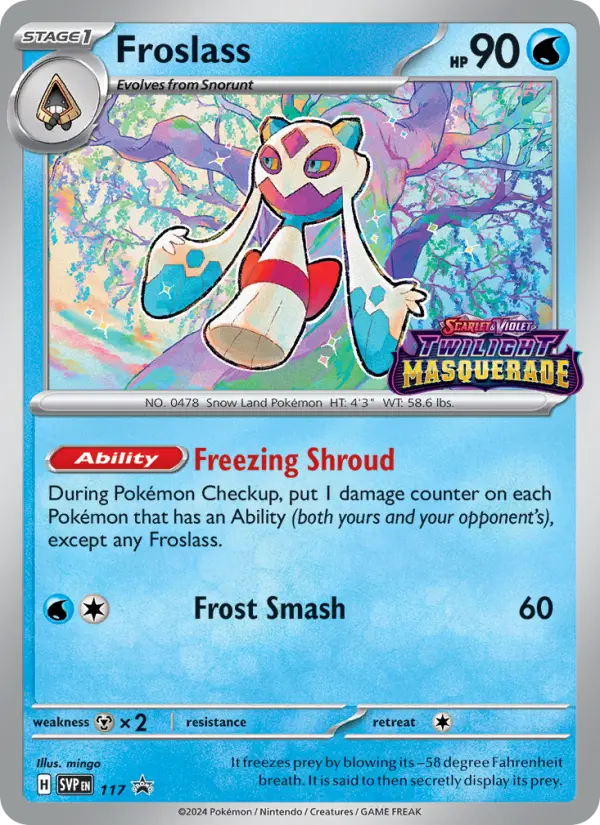 Froslass 117 SVP Black Star Promos Pokesingles