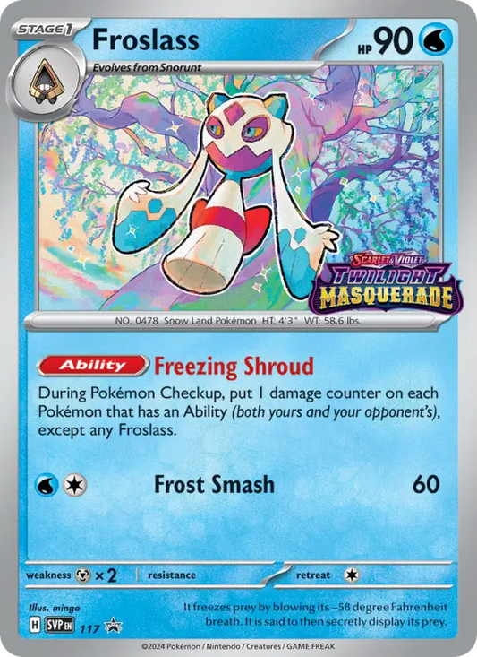 Froslass 117 SVP Black Star Promos Pokesingles