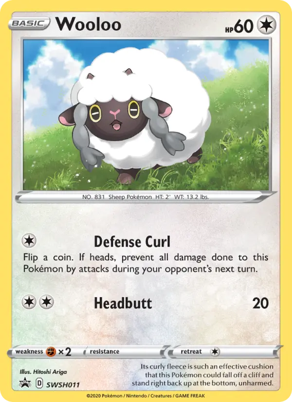 Wooloo SWSH011 SWSH Black Star Promos Pokesingles