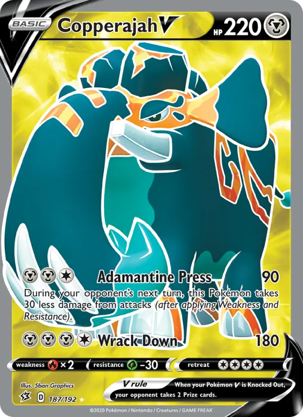 Copperajah V 187 Rebel Clash Pokesingles