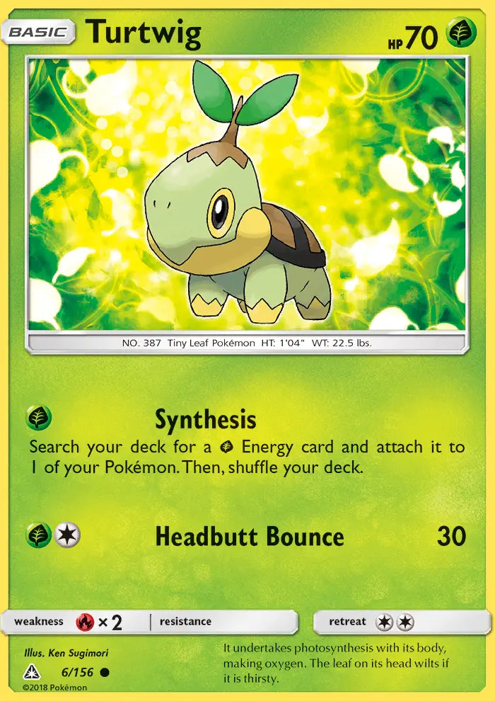 Turtwig 6 Ultra Prism Pokesingles