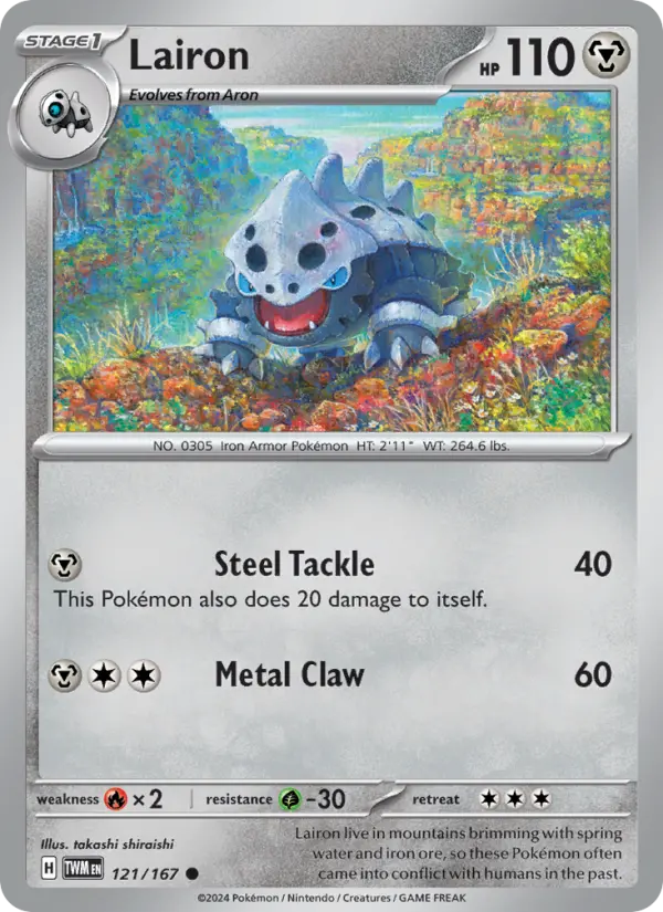 Lairon 121 Twilight Masquerade Pokesingles