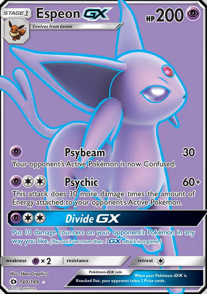 Espeon GX 140 Sun & Moon Pokesingles