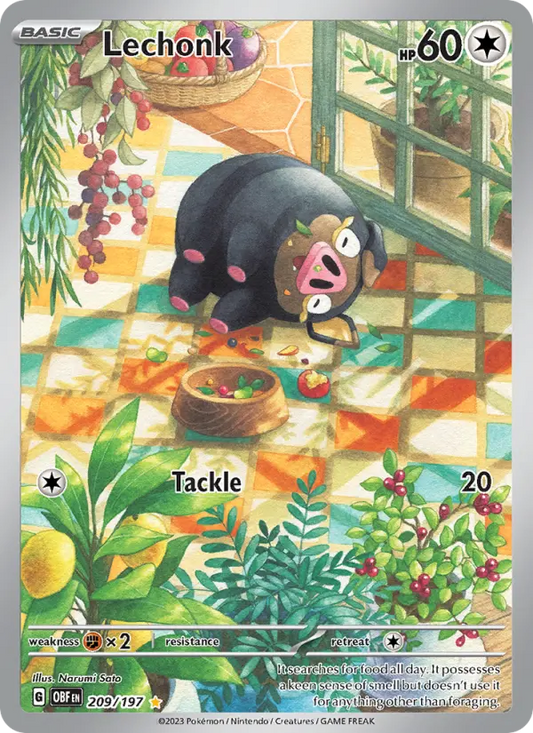 Lechonk 209 Obsidian Flames Pokesingles