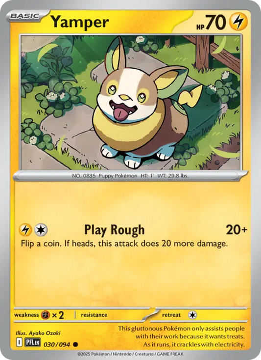 Yamper 30 Phantasmal Flames Pokesingles