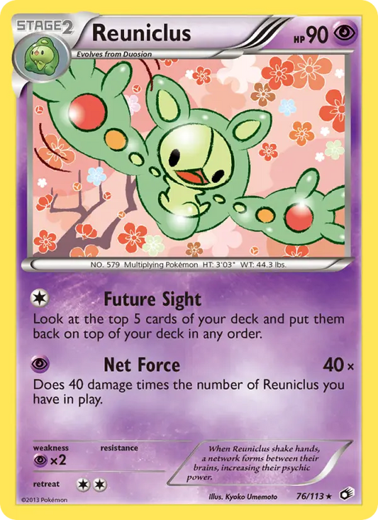 Reuniclus 76 Legendary Treasures Pokesingles