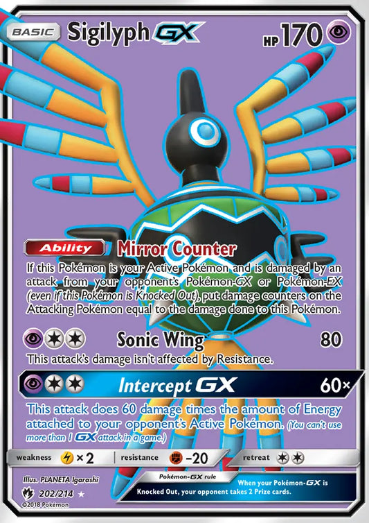 Sigilyph GX 202 Lost Thunder Pokesingles
