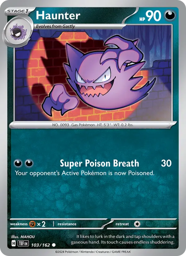 Haunter 103 Temporal Forces Pokesingles
