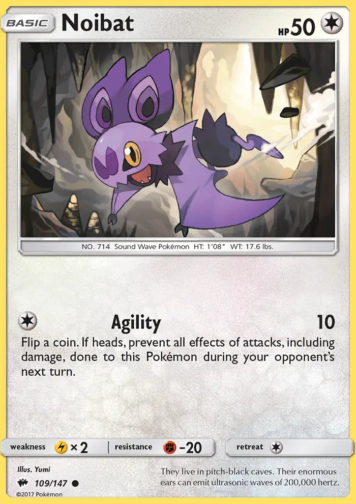 Noibat 109 Burning Shadows Pokesingles