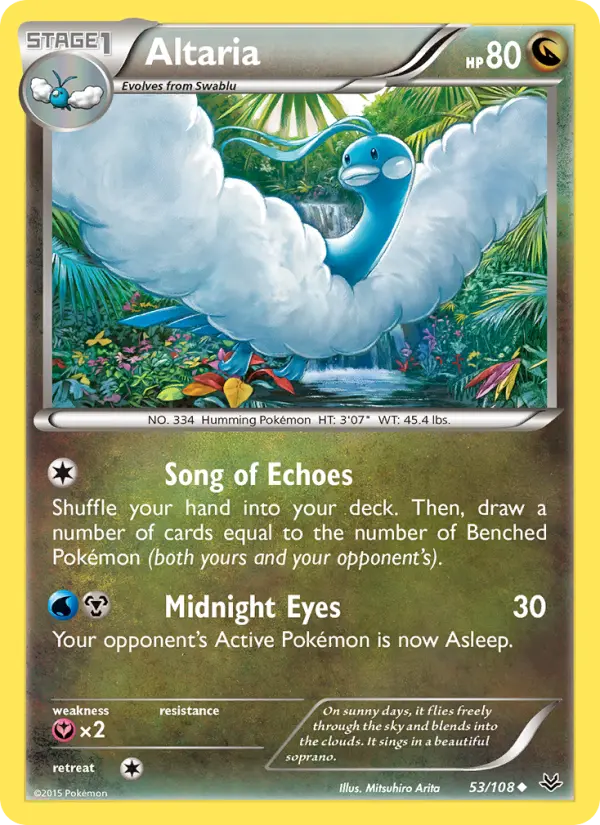 Altaria 53 Roaring Skies Pokesingles