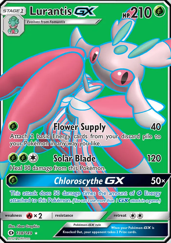 Lurantis GX 138 Sun & Moon Pokesingles