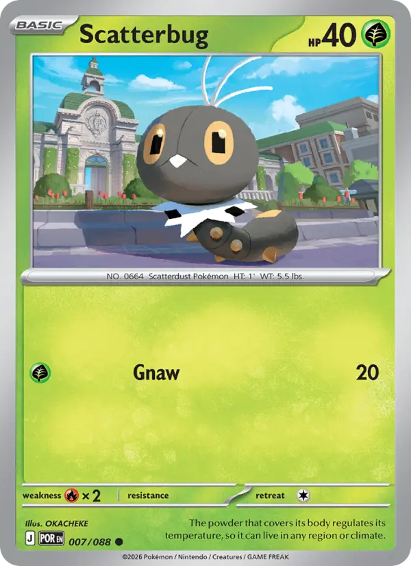 Scatterbug 7 Perfect Order Pokesingles